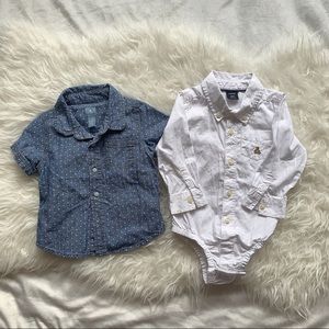 BabyGap baby boy shirt top lot 12-18 months